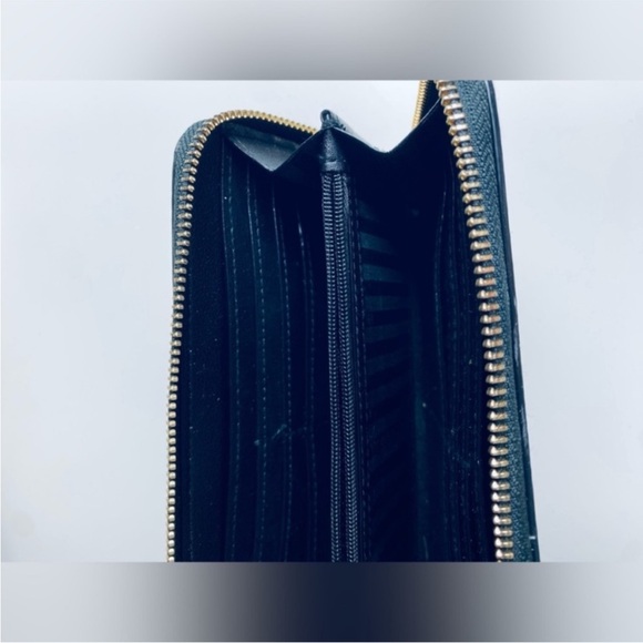 VS black large bi-fold full zip gold grommet wallet size large - Picture 11 of 13